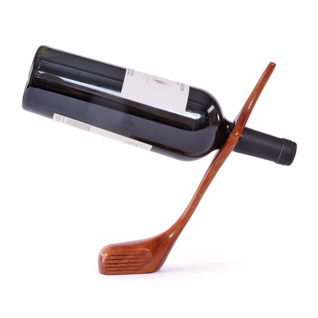 Oenophilia Mahogany Golf Club Wine Balancer 1 Oenophilia Mahogany Golf Club Wine Balancer
