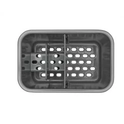 Organize With OXO OXO Good Grips Sink Caddy In Stainless Steel/Black 6 Organize With OXO OXO Good Grips Sink Caddy In Stainless Steel/Black