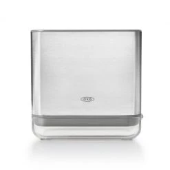 Organize With OXO OXO Good Grips Sink Caddy In Stainless Steel/Black 7 Organize With OXO OXO Good Grips Sink Caddy In Stainless Steel/Black