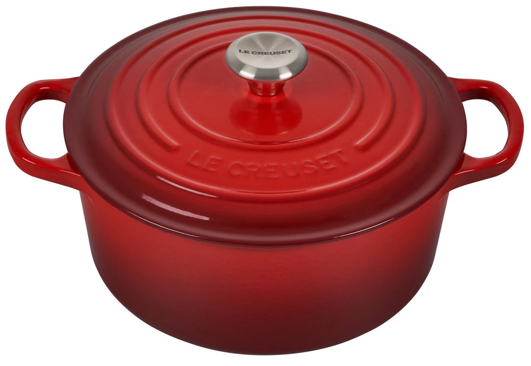 Le Creuset Signature 4.5 Quart Round Enameled Cast Iron Dutch Oven 5 Le Creuset Signature 4.5 Quart Round Enameled Cast Iron Dutch Oven