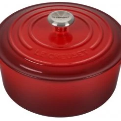 Le Creuset Dutch Ovens Le Creuset Signature 3.5 Quart Round Enameled Cast Iron Dutch Oven