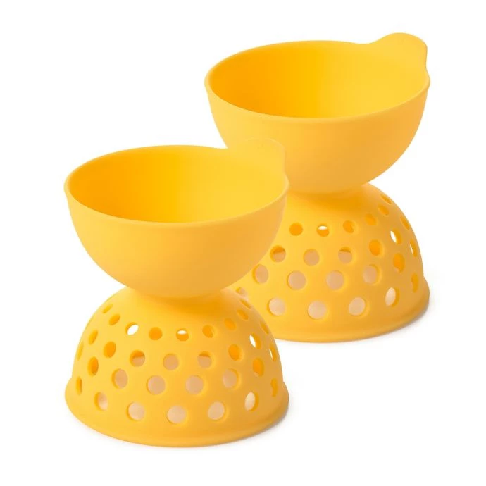 OXO Good Grips Egg Poaching Set In Yellow (Set Of 2) Cook With OXO 1 OXO Good Grips Egg Poaching Set In Yellow (Set Of 2) Cook With OXO