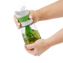 OXO Good Grips Twist And Pour 14 Oz. Salad Dressing Mixer In Green Cook With OXO 9 OXO Good Grips Twist And Pour 14 Oz. Salad Dressing Mixer In Green Cook With OXO