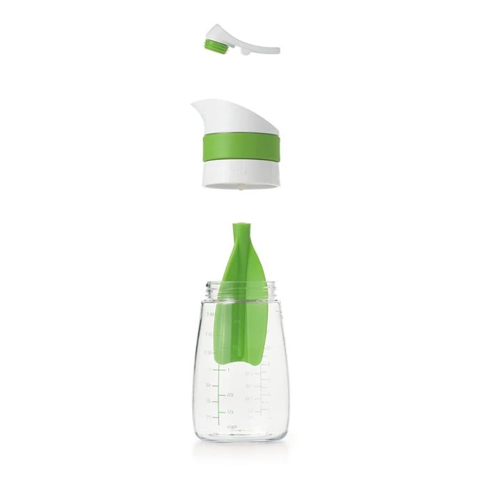 OXO Good Grips Twist And Pour 14 Oz. Salad Dressing Mixer In Green Cook With OXO 6 OXO Good Grips Twist And Pour 14 Oz. Salad Dressing Mixer In Green Cook With OXO