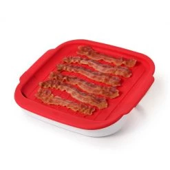 Winestuff Sales 19 OXO Good Grips Microwave Bacon Crisper In Red/White Cook With OXO