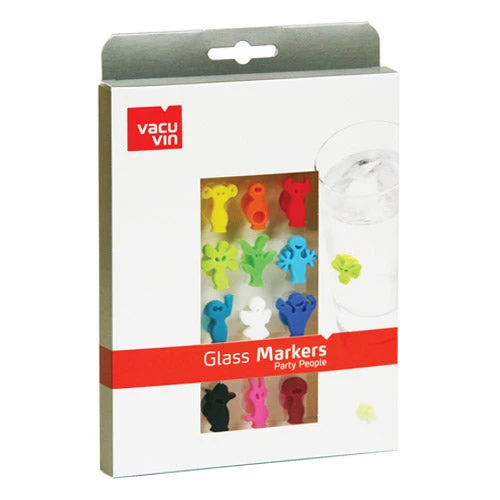 True Fabrications Vacu Vin Party People Charms Wine Glass Accessories 2 True Fabrications Vacu Vin Party People Charms Wine Glass Accessories