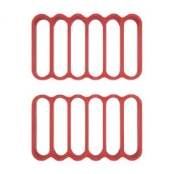 OXO Good Grips Silicone Roasting Racks In Red (Set Of 2)