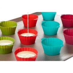 Bake With OXO OXO Good Grips Silicone Baking Cups 8 Bake With OXO OXO Good Grips Silicone Baking Cups