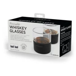Metrokane Glassware Metrokane Rabbit Freezable Whiskey Glasses (Set Of 2)