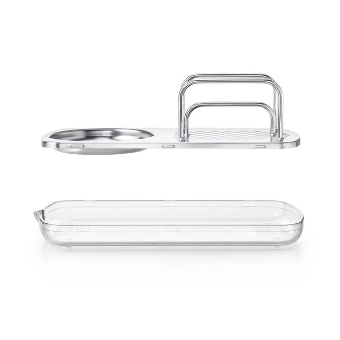 Organize With OXO OXO Good Grips Sink Organizer In Stainless Steel 3 Organize With OXO OXO Good Grips Sink Organizer In Stainless Steel