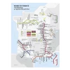 True Fabrications Wine & Vineyard Maps Metro Wine Map Of France