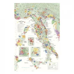 True Fabrications Wine & Vineyard Maps Wine Map Of Italy
