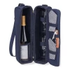 Wine Carry Bags Picnic At Ascot Sunset Deluxe Wine Carrier - Navy