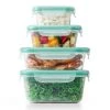 OXO Good Grips Smart Seal 20-Piece Plastic Container Set In Clear/Green