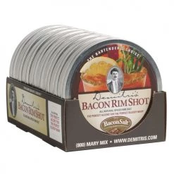 True Fabrications Demitri's 4 Ounce Bacon Rim Shot Bloody Mary Rim Salt