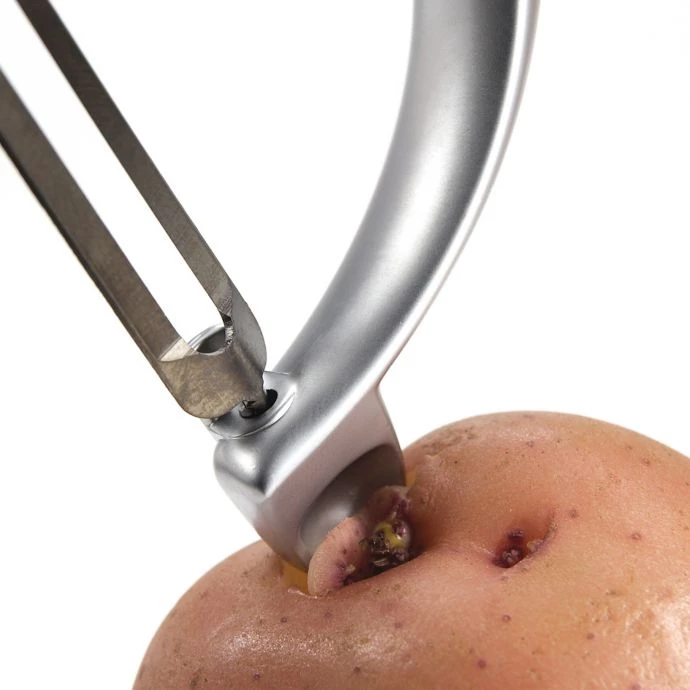 Cook With OXO OXO Good Grips I-Series Y Peeler In Black/Stainless Steel 3 Cook With OXO OXO Good Grips I-Series Y Peeler In Black/Stainless Steel