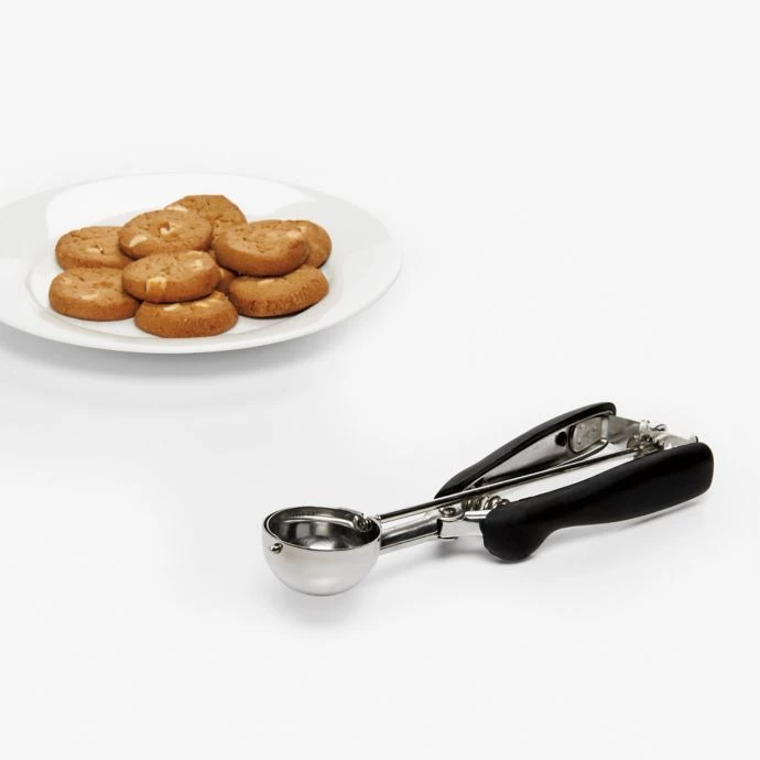 OXO Good Grips Small Stainless Steel Cookie Scoop Bake With OXO 3 OXO Good Grips Small Stainless Steel Cookie Scoop Bake With OXO