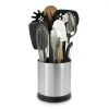 Organize With OXO OXO Good Grips Stainless Steel Rotating Utensil Holder