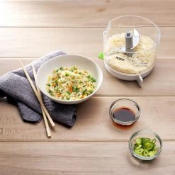 Cook With OXO OXO Good Grips One Stop Chop Manual Food Processor In White/Green 12 Cook With OXO OXO Good Grips One Stop Chop Manual Food Processor In White/Green