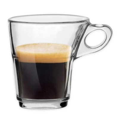 Duralex Caprice 3 Oz. Tempered Glass Espresso Mugs (Set Of 6) 1 Duralex Caprice 3 Oz. Tempered Glass Espresso Mugs (Set Of 6)