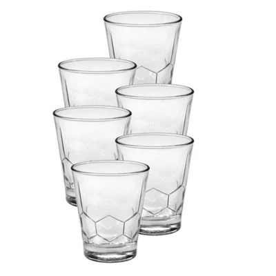 Duralex Hexagon 10.6 Oz. Tumblers (Set Of 6) 2 Duralex Hexagon 10.6 Oz. Tumblers (Set Of 6)