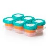 OXO Tot 2 Oz. Food Storage Baby Blocks In Teal (Set Of 6)