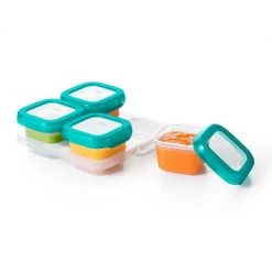 OXO Tot Baby & Toddler OXO Tot 4-Pack 4 Oz. Baby Blocks Freezer Containers In Teal