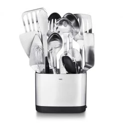 OXO 15-Piece Stainless Steel Kitchen Utensil Set Cook With OXO