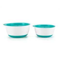 OXO Tot 2-Piece Bowl Set With Lids In Teal