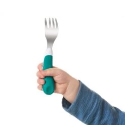 OXO Tot Fork And Spoon Set In Teal