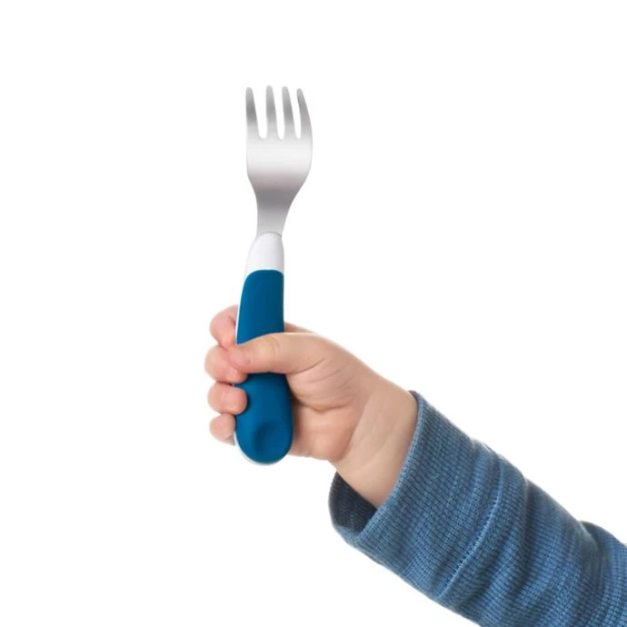 OXO Tot Fork And Spoon Set In Navy OXO Tot Baby & Toddler 4 OXO Tot Fork And Spoon Set In Navy OXO Tot Baby & Toddler