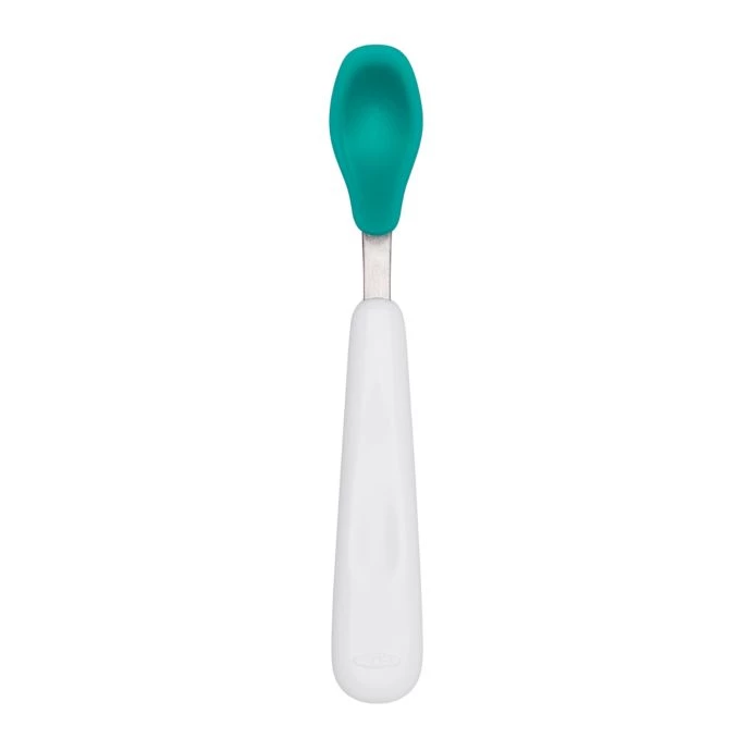 OXO Tot Baby & Toddler OXO Tot Feeding Spoons In Teal (Set Of 2) 2 OXO Tot Baby & Toddler OXO Tot Feeding Spoons In Teal (Set Of 2)