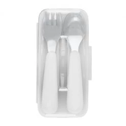 OXO Tot On The Go Fork And Spoon Set With Travel Case In Navy 12 OXO Tot On The Go Fork And Spoon Set With Travel Case In Navy