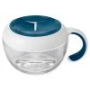 OXO Tot Flippy Snack Cup With Travel Cover In Navy OXO Tot Baby & Toddler