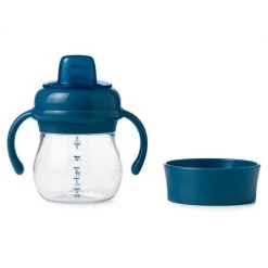 OXO Tot 6 Oz. Transitions Soft Spout Sippy Cup Set In Navy OXO Tot Baby & Toddler