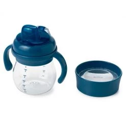 OXO Tot 6 Oz. Transitions Soft Spout Sippy Cup Set In Navy OXO Tot Baby & Toddler