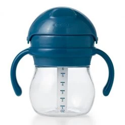 OXO Tot Transitions 6oz. Straw Cup With Handles In Navy