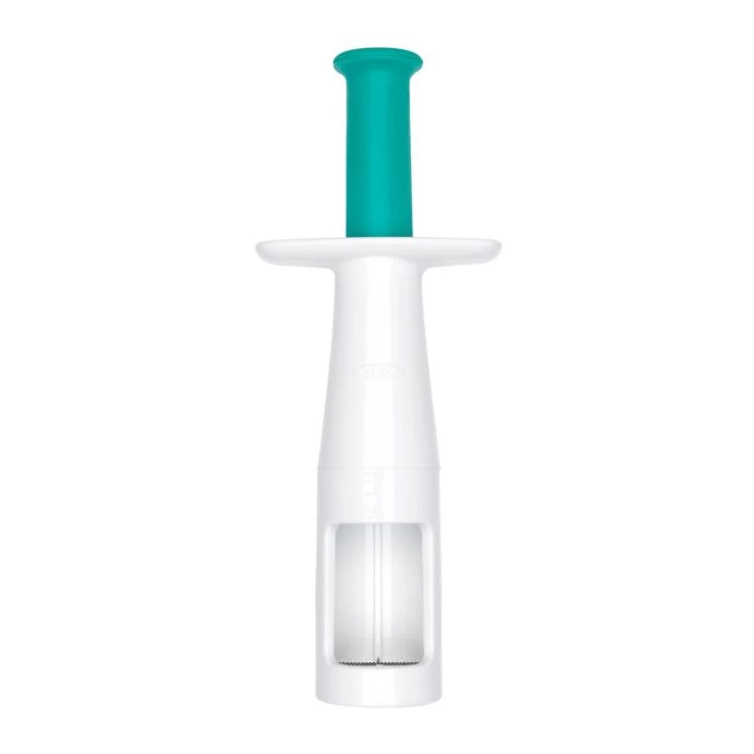 OXO Tot Grape Cutter In Teal 3 OXO Tot Grape Cutter In Teal