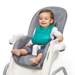 OXO Tot 2-Pack Roll Up Bib In Grey/Teal