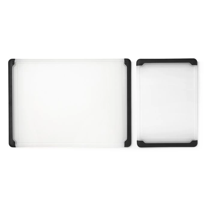 OXO Good Grips 2-Piece Prep And Utility Cutting Board Set Cook With OXO 5 OXO Good Grips 2-Piece Prep And Utility Cutting Board Set Cook With OXO