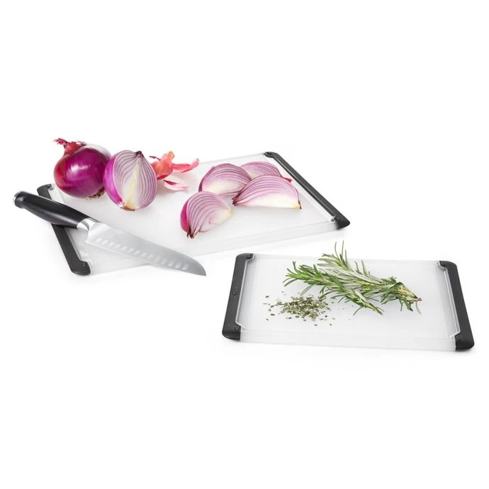 OXO Good Grips 2-Piece Prep And Utility Cutting Board Set Cook With OXO 2 OXO Good Grips 2-Piece Prep And Utility Cutting Board Set Cook With OXO
