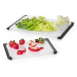 OXO Good Grips 2-Piece Prep And Utility Cutting Board Set Cook With OXO 11 OXO Good Grips 2-Piece Prep And Utility Cutting Board Set Cook With OXO