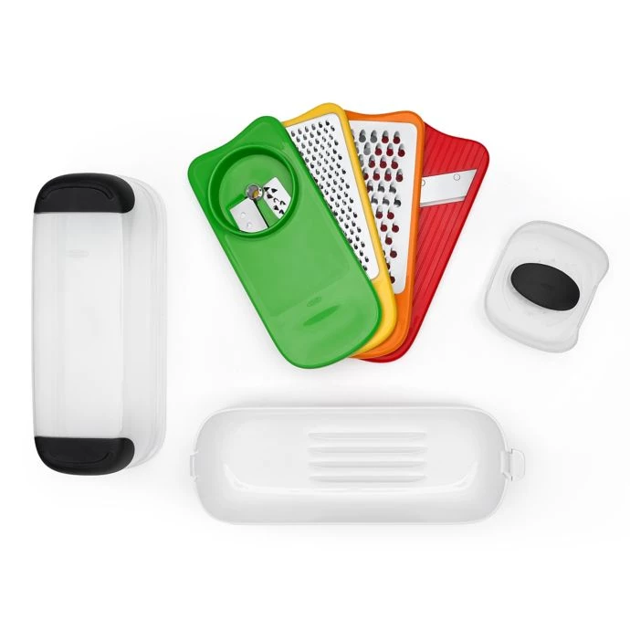 OXO Good Grips 7-Piece Spiralize Grate And Slice Set 2 OXO Good Grips 7-Piece Spiralize Grate And Slice Set