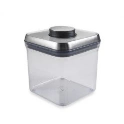 Organize With OXO OXO SteeL 2.4-Quart POP Square Food Storage Container