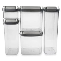 Organize With OXO OXO SteeL POP 5-Piece Stainless Steel Food Storage Container Set