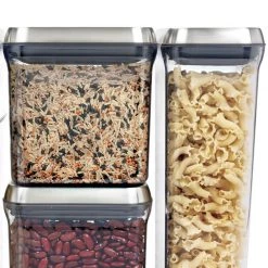 Organize With OXO OXO SteeL POP 5-Piece Stainless Steel Food Storage Container Set
