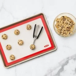 OXO Good Grips Silicone Baking Mat In Red Bake With OXO 8 OXO Good Grips Silicone Baking Mat In Red Bake With OXO