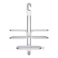 OXO Good Grips 2-Tier Shower Caddy In Aluminum OXO Shower & Bathroom