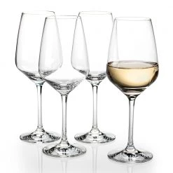 Villeroy & Boch Voice Basic Glasses Villeroy & Boch Voice Basic White Wine Glasses, Set Of 4, 9.5 Oz