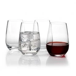 Villeroy & Boch Voice Basic Glasses Villeroy & Boch Voice Basic Stemless Wine Glasses, Set Of 4